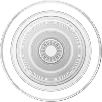 PopSockets 806827 PopGrip pour MagSafe Rond avec Anneau Adaptateur Clear