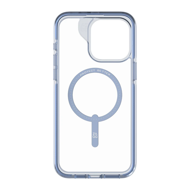 Étui Santa Cruz Snap ZAGG (GEAR4) – iPhone 15 Pro Max, bleu