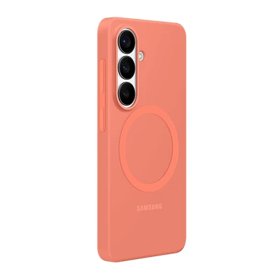 Samsung Galaxy S26 OEM Silicone Magnet Case - Coralred