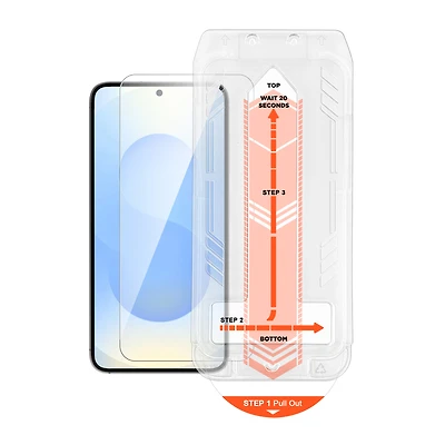 Samsung Galaxy S25 Edge HyperGear Tempered Glass Screen Protector w/Installation Applicator Tray