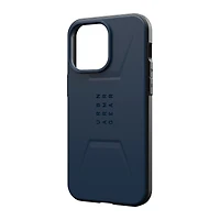 Étui Civilian compatible avec MagSafe de UAG  – iPhone 15 Pro Max, bleu (Mallard)