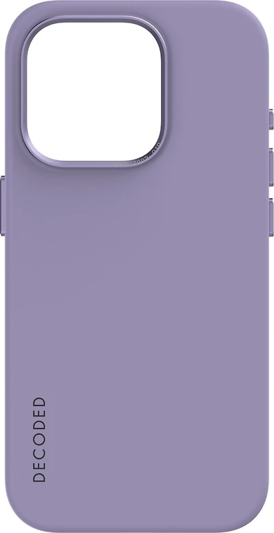 Decoded -  Silicone Backcover for iPhone 15 Pro - Lavender