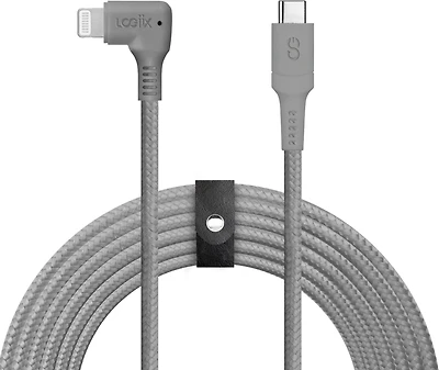 LOGiiX Piston Connect XL 90 3M USB-C vers Lightning - Gris Graphite