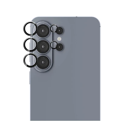 Samsung Galaxy S26 Ultra HyperGear Tempered Glass Camera Rings Lens Protection - 2 Pack clear