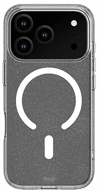 Blu Element BEDZRMG17G3 Étui DropZone Rugged MagSafe Clear Glitter pour iPhone 17 Pro