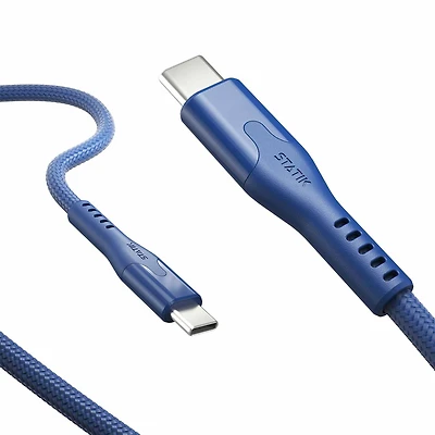 Statik PUP05503FTCCNVYCA Câble de Charge/Sync Magnétique MagStack Pro USB-C vers USB-C 3.3 pieds Marin