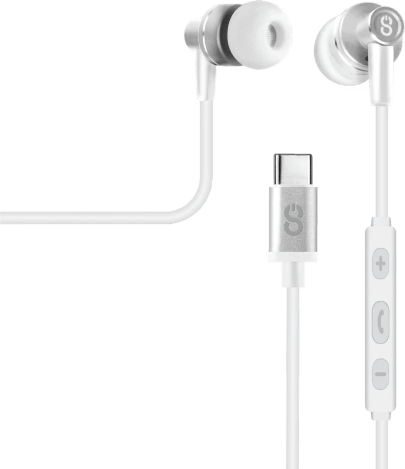 LOGiiX - Tunefreqs USB-C In Ear Headphones - Silver