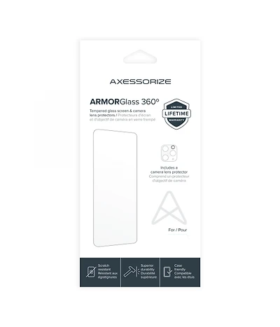 AXS ARMORGlass Protecteurs d'écran et lentille de caméra Apple iPhone