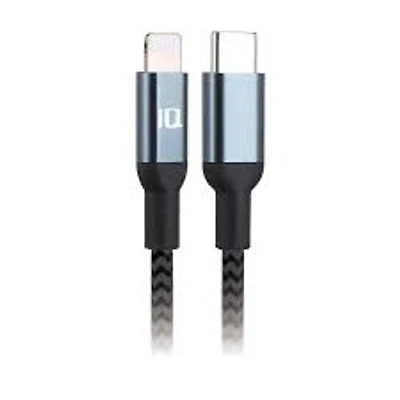 iQ Câble tressé  de charge & synchronisation  1,2m 4po