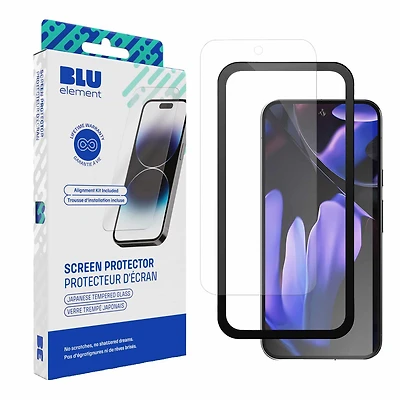 Blu Element - Protecteur d’écran en verre trempé avec trousse d’installation pour Google Pixel 11 Pro XL