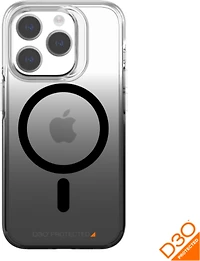 Axs - Crystal Shield Magsafe Case For Apple Iphone 15 Pro - Smoke Gradient