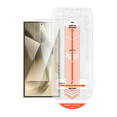 Protecteur d’écran en verre trempé HD d'HyperGear pour Samsung Galaxy S24 Ultra