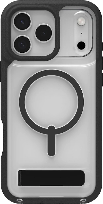 ZAGG - Rainier Snap Case with Kickstand for Apple iPhone 17 Pro Max - Black