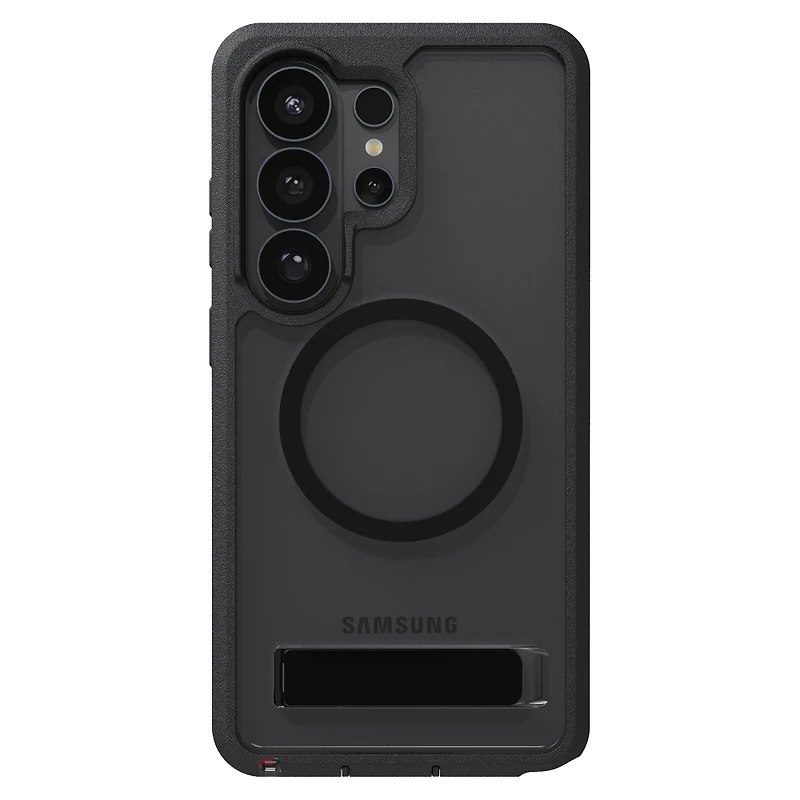 ZAGG - Rainier Snap Case with Kickstand for Samsung Galaxy S26 Ultra - Smoke Black