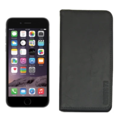 Étui Roots 2-en-1 de style cuir pour Apple iPhone 6/7 - Noir