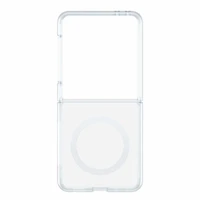 OtterBox - Thin Flex Case w/Magnets Clear w/Blue Tint for Samsung Galaxy Z Flip8