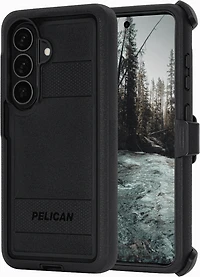 Pelican - Voyager Case with Magnet and Holster for Samsung Galaxy S26 - Black