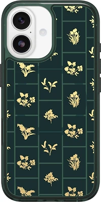 OtterBox 7798882 Étui Symmetry Clear MagSafe avec Contrôle de la Caméra Golden Bloom (Vert) pour iPhone 17