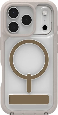 ZAGG - Rainier Snap MagSafe Case with Kickstand for Apple iPhone 17 Pro - Sandstone