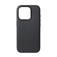 Decoded -  Leather Backcover for iPhone 15 Plus - Black