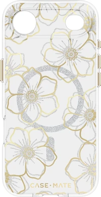 Case-Mate - Floral Gems MagSafe Case for Apple iPhone Air - Gold