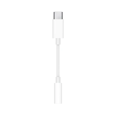 Apple MW2Q3AMA Adaptateur USB-C vers Prise Casque 3.5 mm Blanc