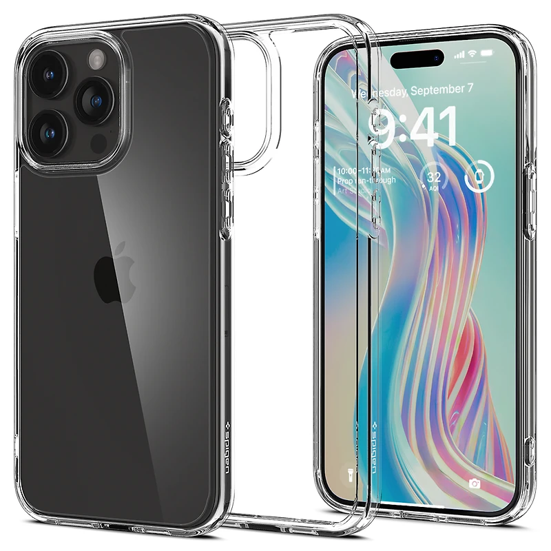 Spigen Crystal Hybrid for iPhone 15 Pro Max - Crystal Clear