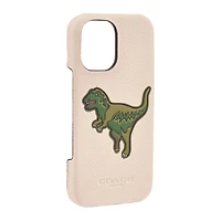 tui Slim Wrap en cuir de Coach pour iPhone 16