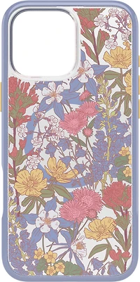 iPhone 16 Pro Max Otterbox Symmetry Clear w/ MagSafe Series Case - Purple - Wildflowers