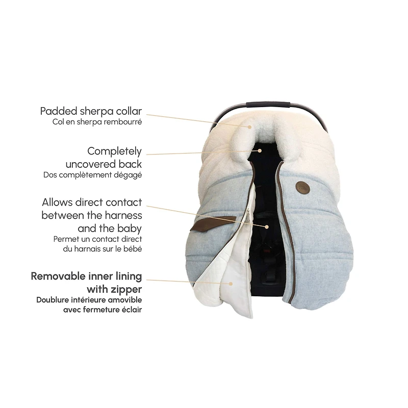 Winter / 3 Seasons Car Seat Cover - Banff