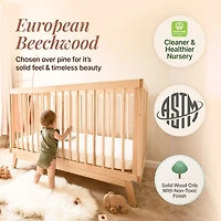 Couchette convertible 3-en-1 Soho - Naturel