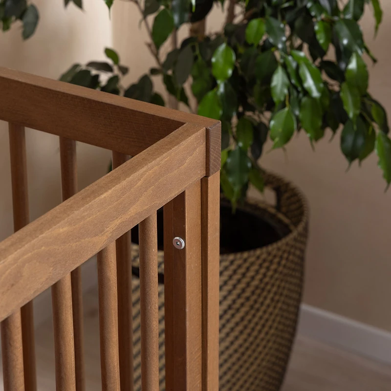 Soho 3-In-1 Convertible Crib - Walnut