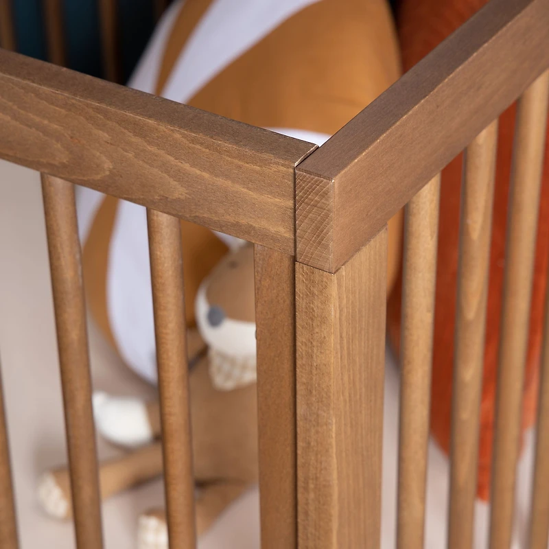 Soho 3-In-1 Convertible Crib - Walnut