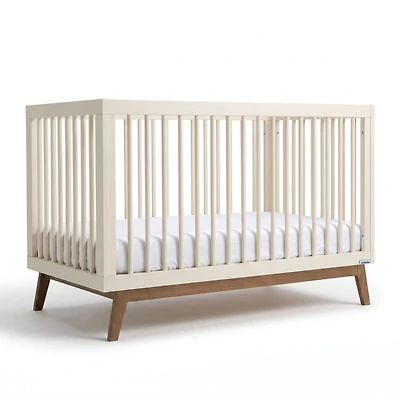 Soho 3-in-1 Convertible Crib - Almond Milk / Walnut