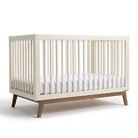 Couchette convertible 3 en 1 Soho - Amande / Noyer
