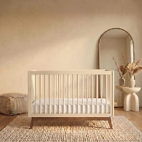 Soho 3-in-1 Convertible Crib - Almond Milk / Walnut
