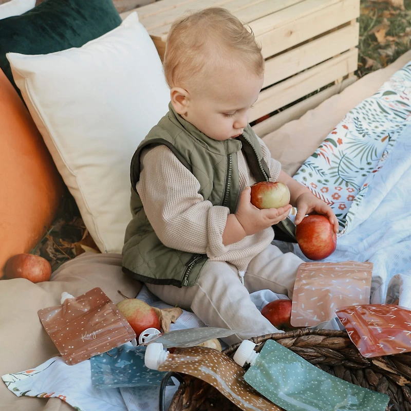 Reusable Food Pouches (6) - Boho