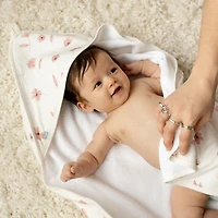 Hooded Bath Towels-floral