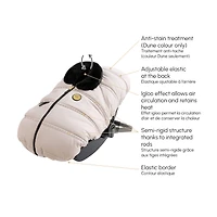 Luxury Set: 3 seasons car seat cover & Insulated backing - Eclipse