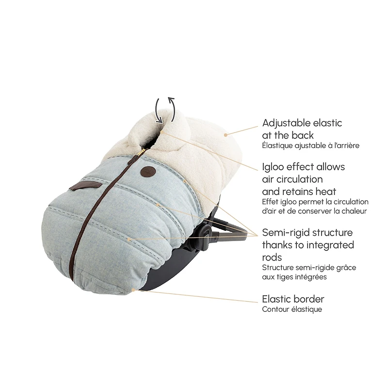 Winter / 3 Seasons Car Seat Cover - Banff