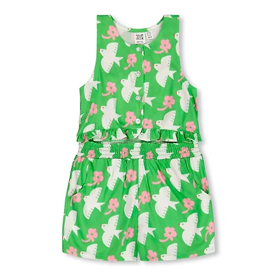 Birds Jumpsuit 7-10y