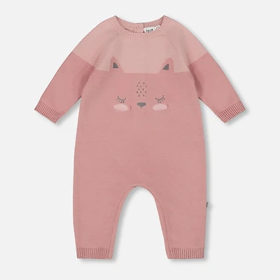 Pretty Kitty Knit Romper 6-24m