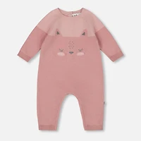 Pretty Kitty Knit Romper 6-24m