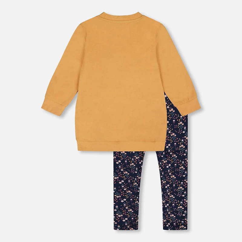 Kit-cat Flower Tunic Set 3-6