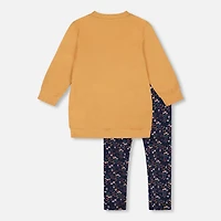 Kit-cat Flower Tunic Set 3-6