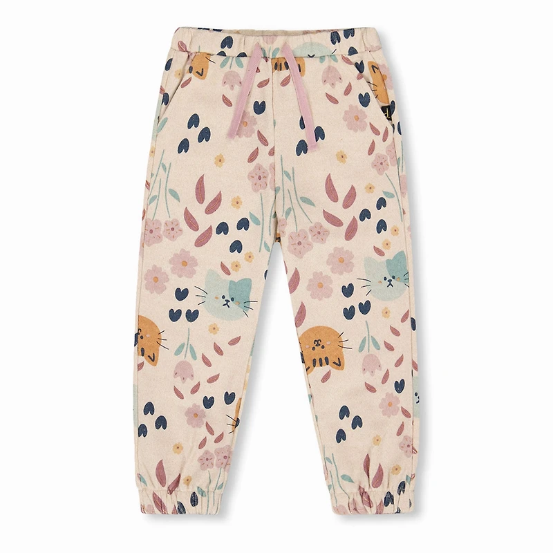 Pantalon Fleurs Chatouille 3-6ans