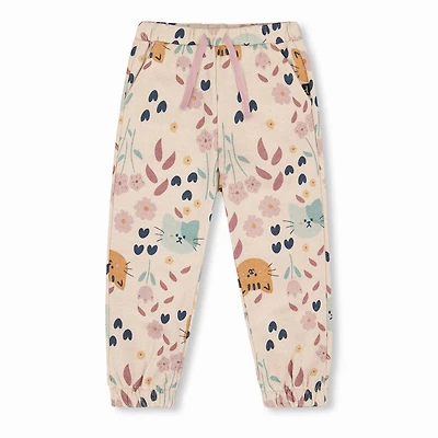 Pantalon Fleurs Chatouille 3-6ans