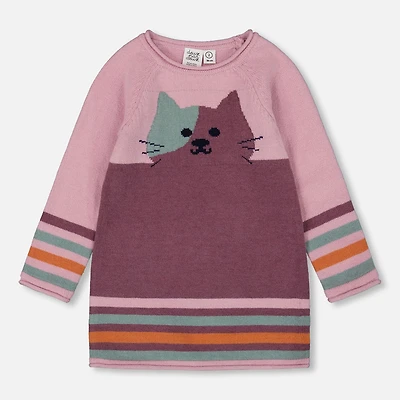 Kit-cat Knit Dress 12-24m
