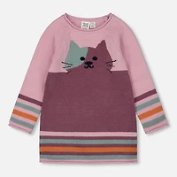 Kit-cat Knit Dress 12-24m