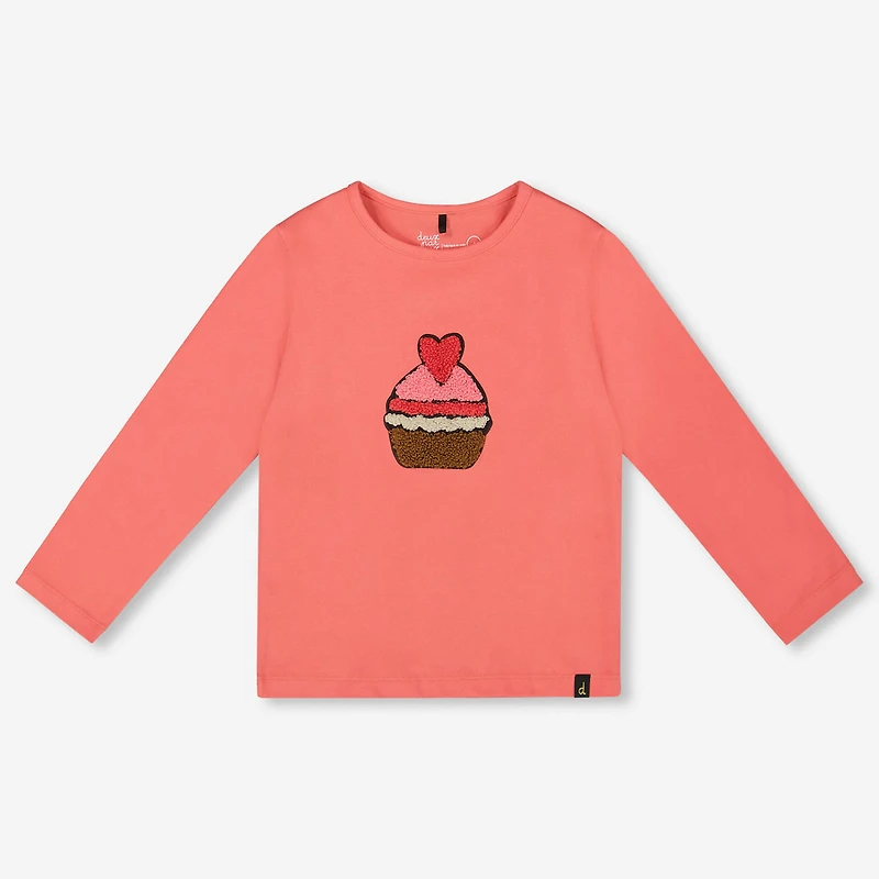 Dalmatian Cupcake T-shirt 3-6